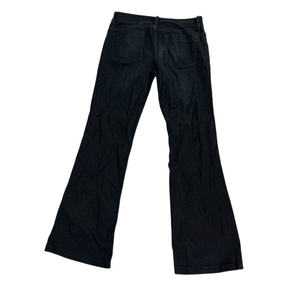 Elie Tahari Dark Wash Adena Flare Mid Rise Denim Jeans Size 8 Women’s - Picture 3 of 6